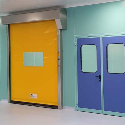 Rapid roll-up and operated doors